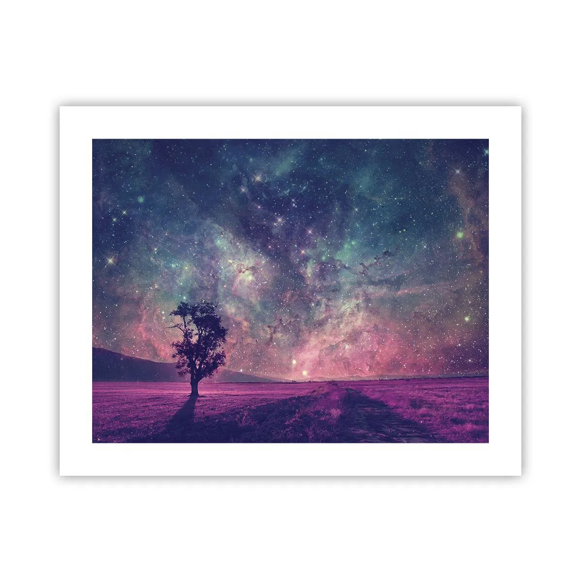 Affiche - Poster - Sous un ciel magique - 50x40 cm