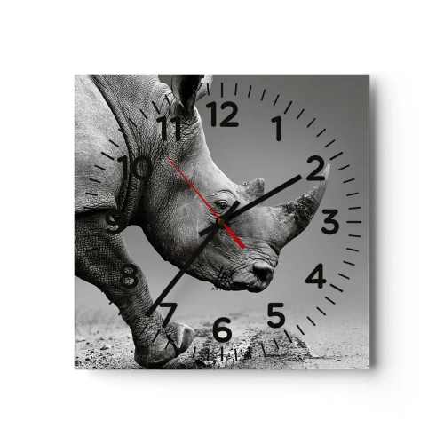 Horloge murale - Pendule murale - Force inarrêtable - 30x30 cm