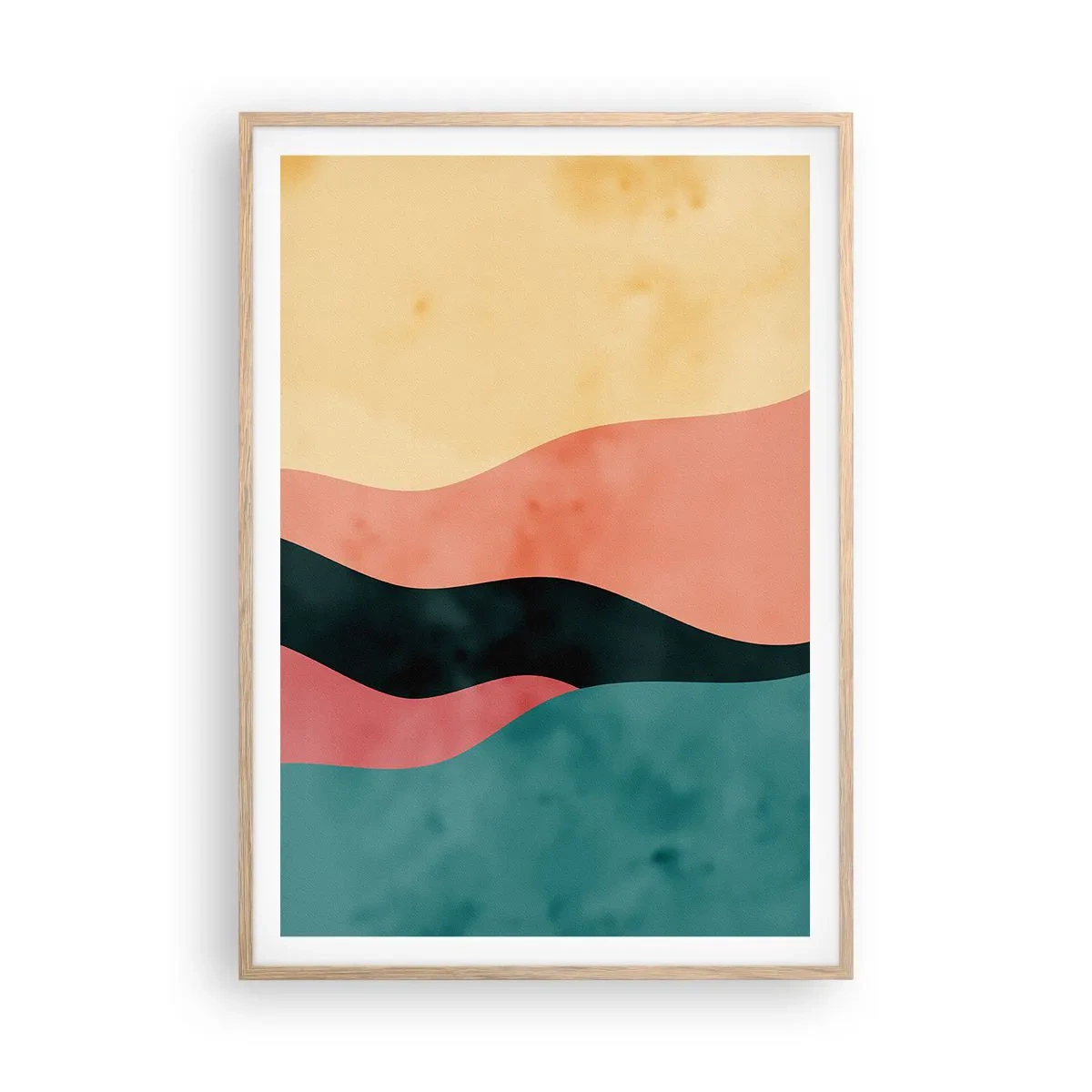 Affiche dans un chêne clair - Poster - Conformité non-conforme - 70x100 cm