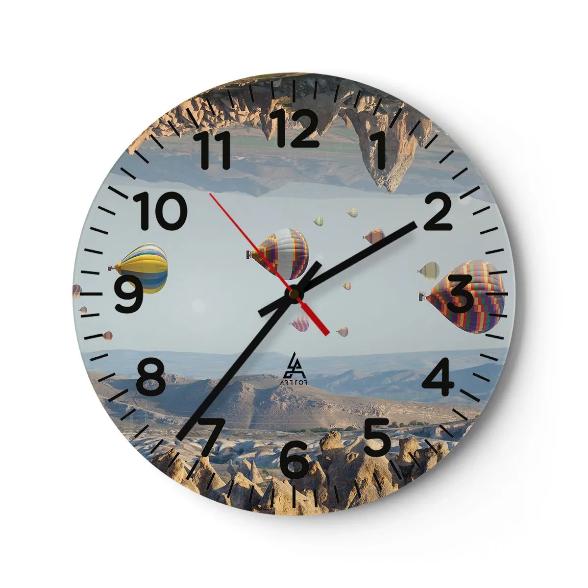 Horloge murale - Pendule murale - Ici, tout est possible - 30x30 cm