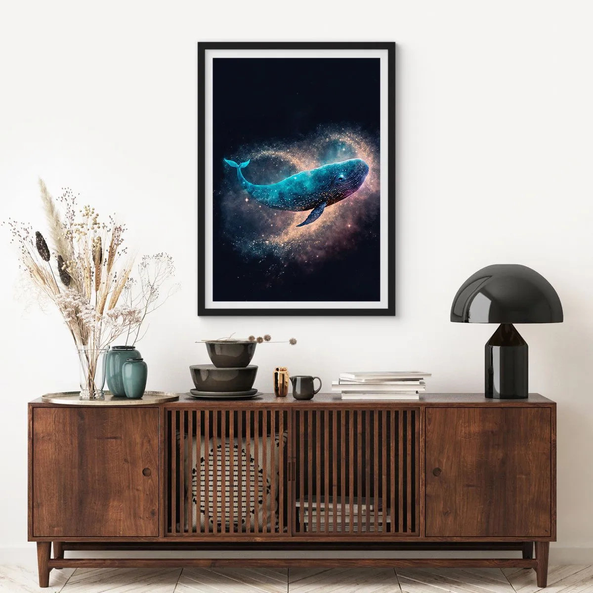Affiche dans un cadre noir - Poster - Un tel monde existe… - 61x91 cm