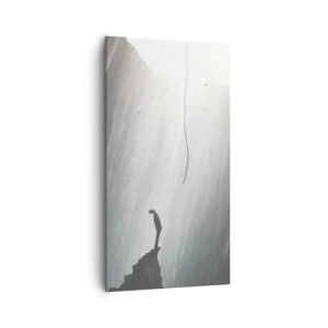 Impression sur toile - Image sur toile - Il y a toujours une issue - 55x100 cm