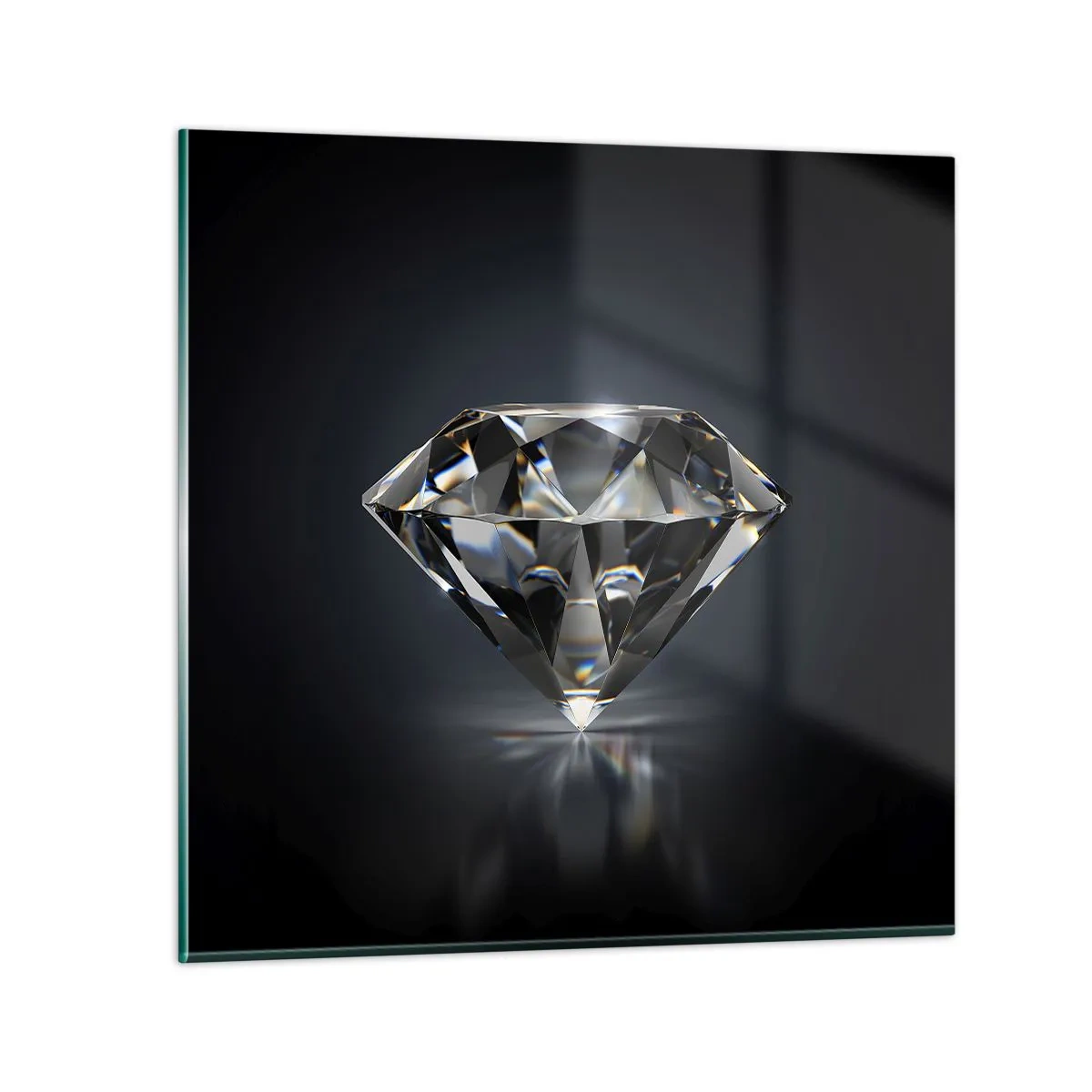 Impression sur verre - Image sur verre - La meilleure amie - 70x70 cm