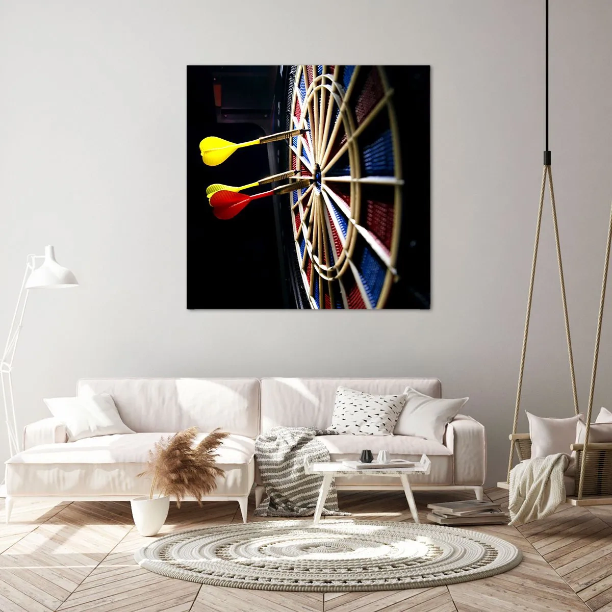 Impression sur toile - Image sur toile - Droit au but - 40x40 cm