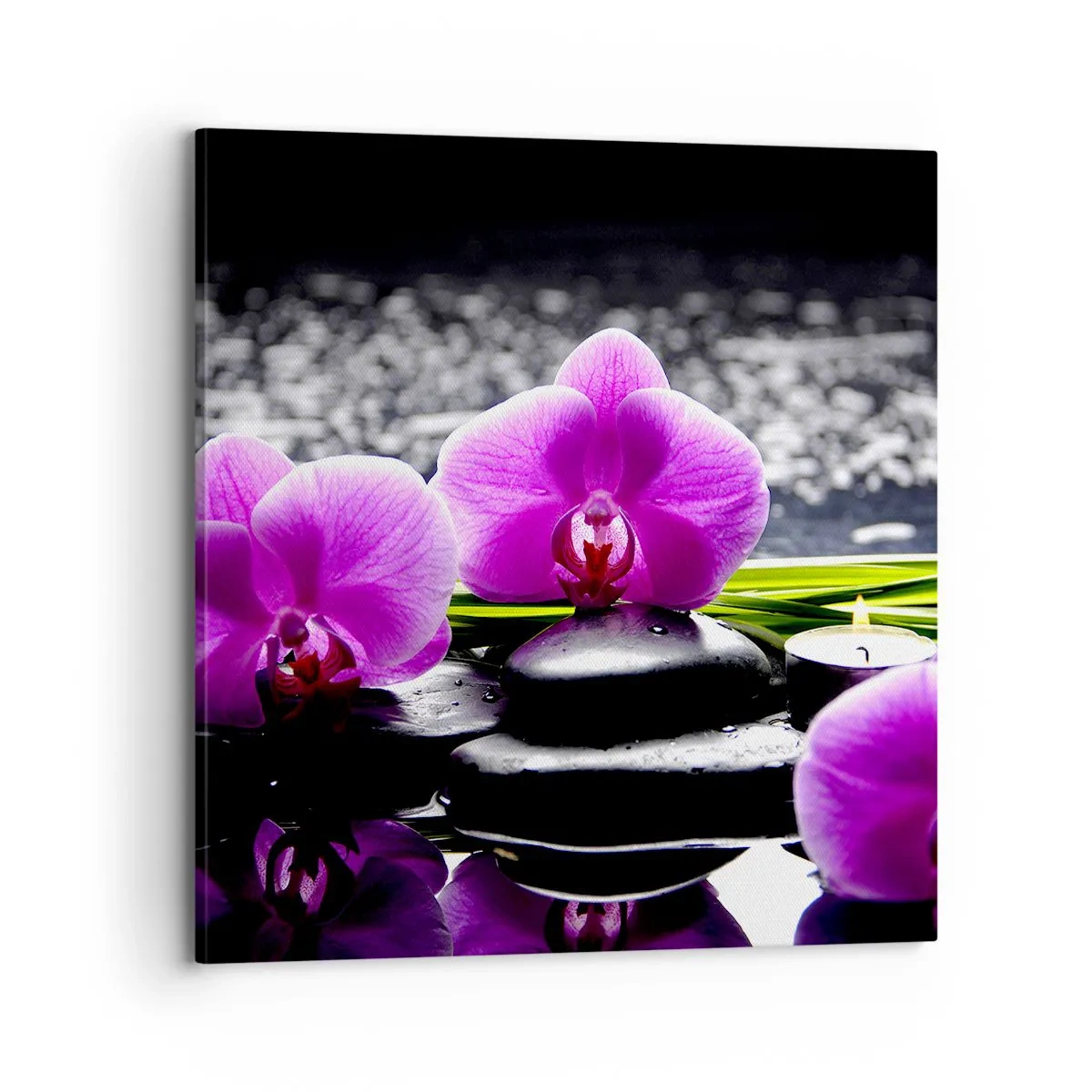 Impression sur toile - Image sur toile - Se noyer dans la paix et la tranquillité - 70x70 cm