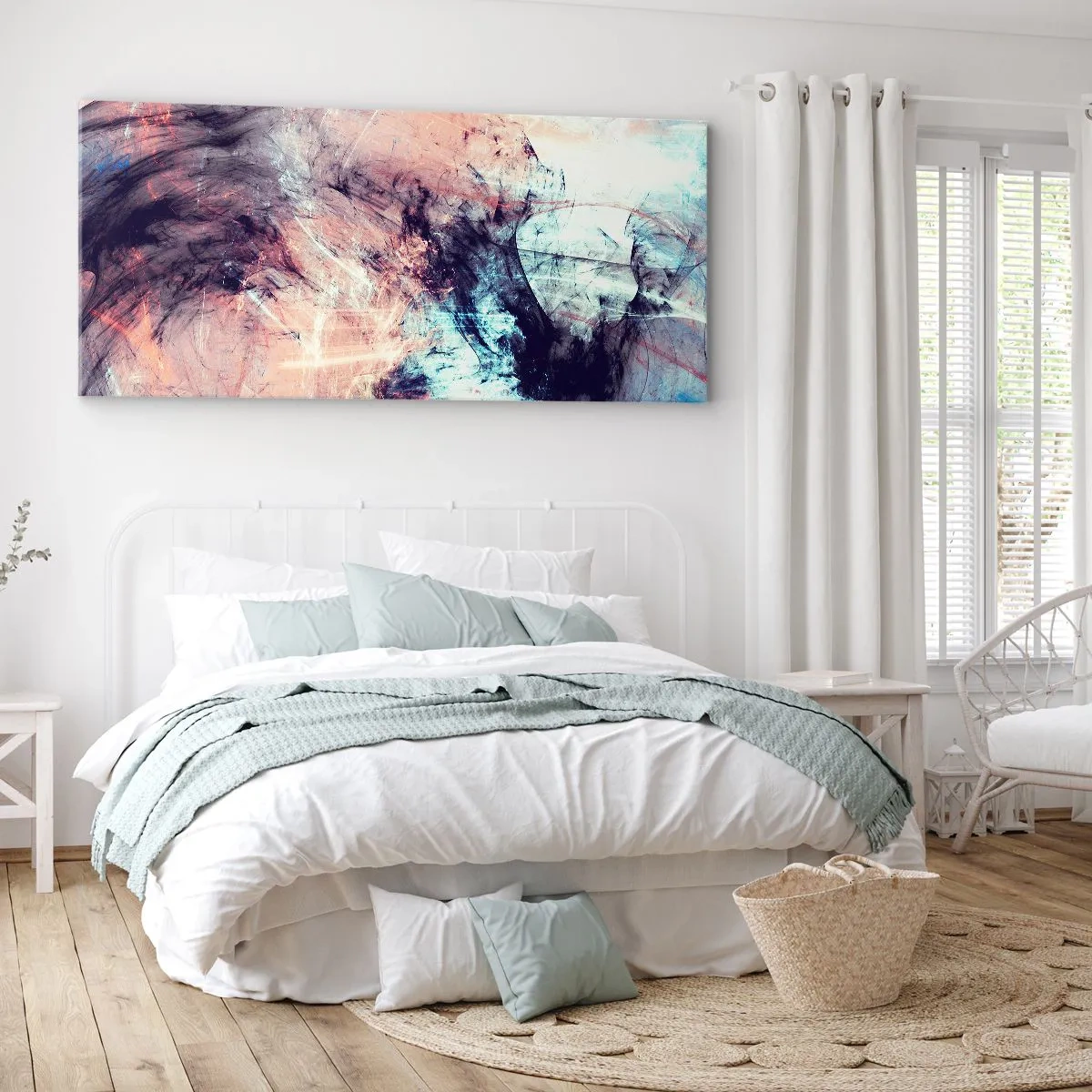 Impression sur toile - Image sur toile - Sentir le vent - 90x30 cm