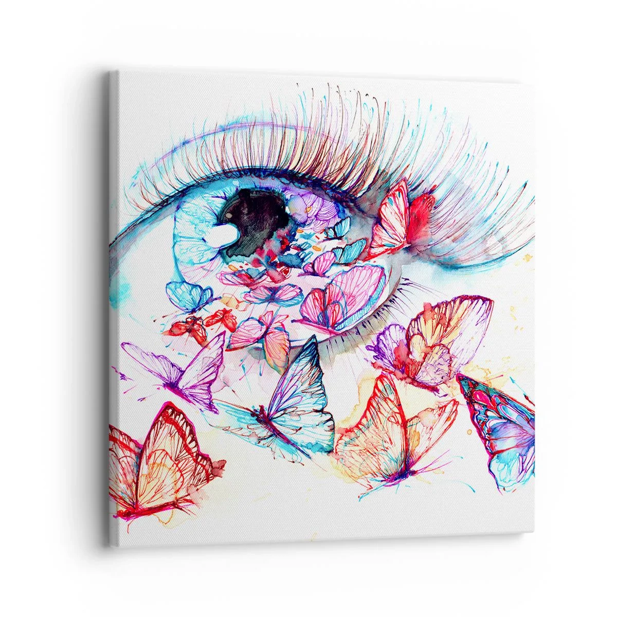 Impression sur toile - Image sur toile - Charme des yeux de conte de fées - 30x30 cm