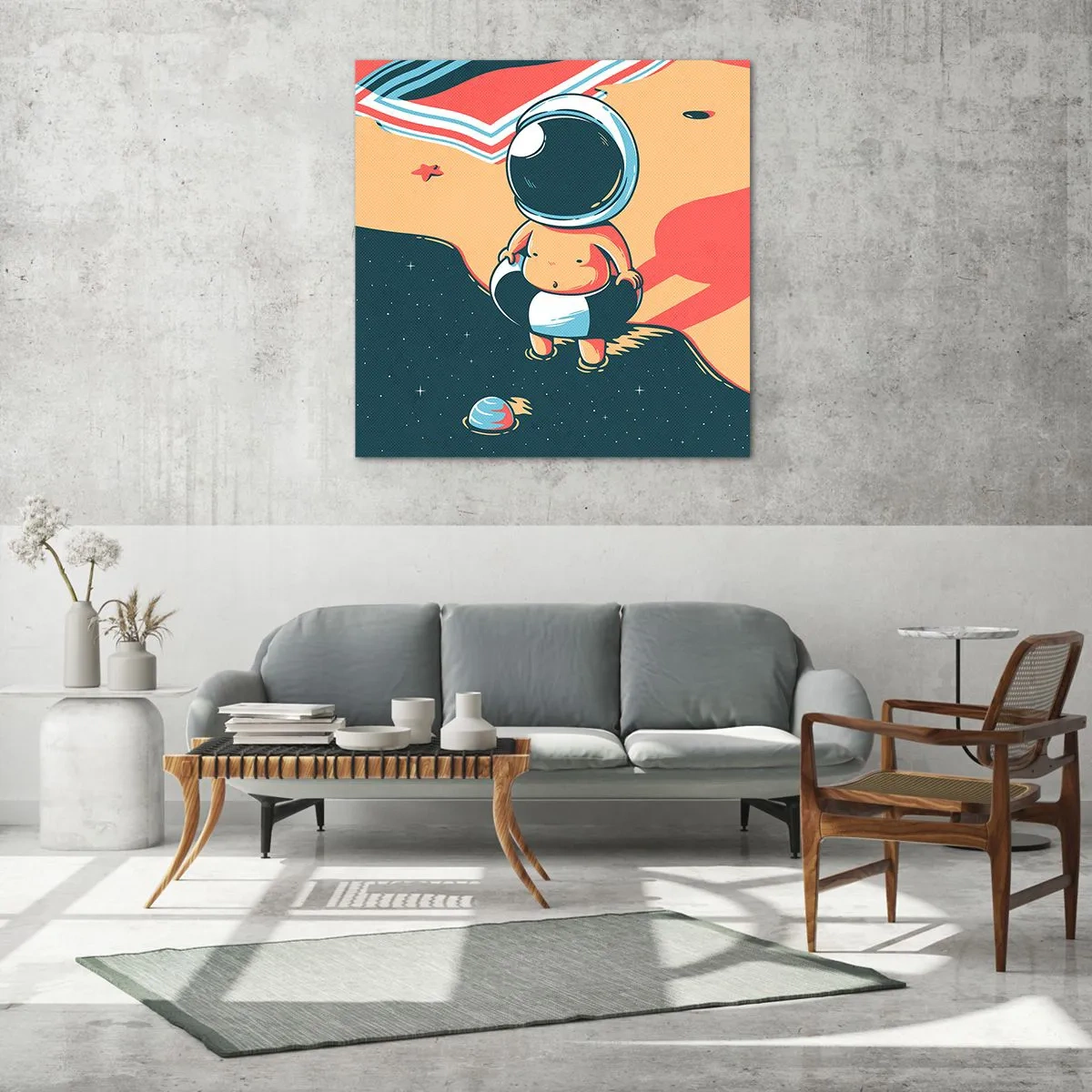 Impression sur verre - Image sur verre - Suivant une autre perspective - 40x40 cm