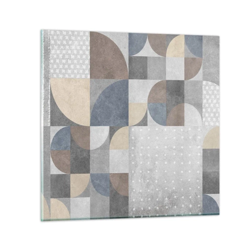 Impression sur verre - Image sur verre - Fantaisie de la céramique - 50x50 cm