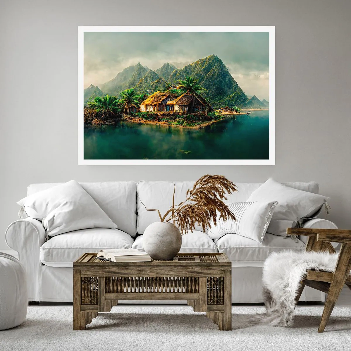 Affiche - Poster - Paradis tropical - 91x61 cm