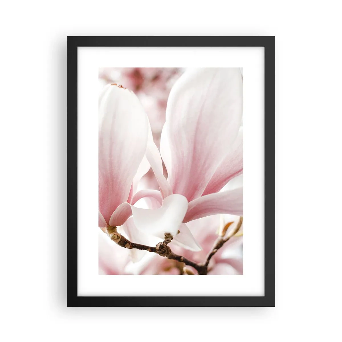 Affiche dans un cadre noir - Poster - Abondance de tendresse - 30x40 cm