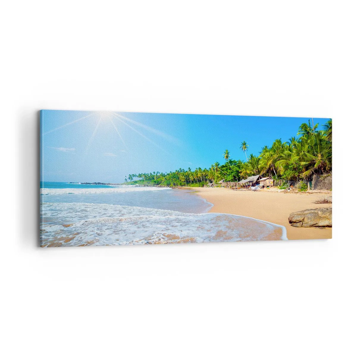 Impression sur toile - Image sur toile - Un endroit exotique pour vous - 100x40 cm