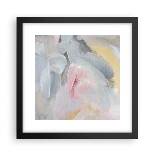 Affiche dans un cadre noir - Poster - Dans un monde pastel - 30x30 cm