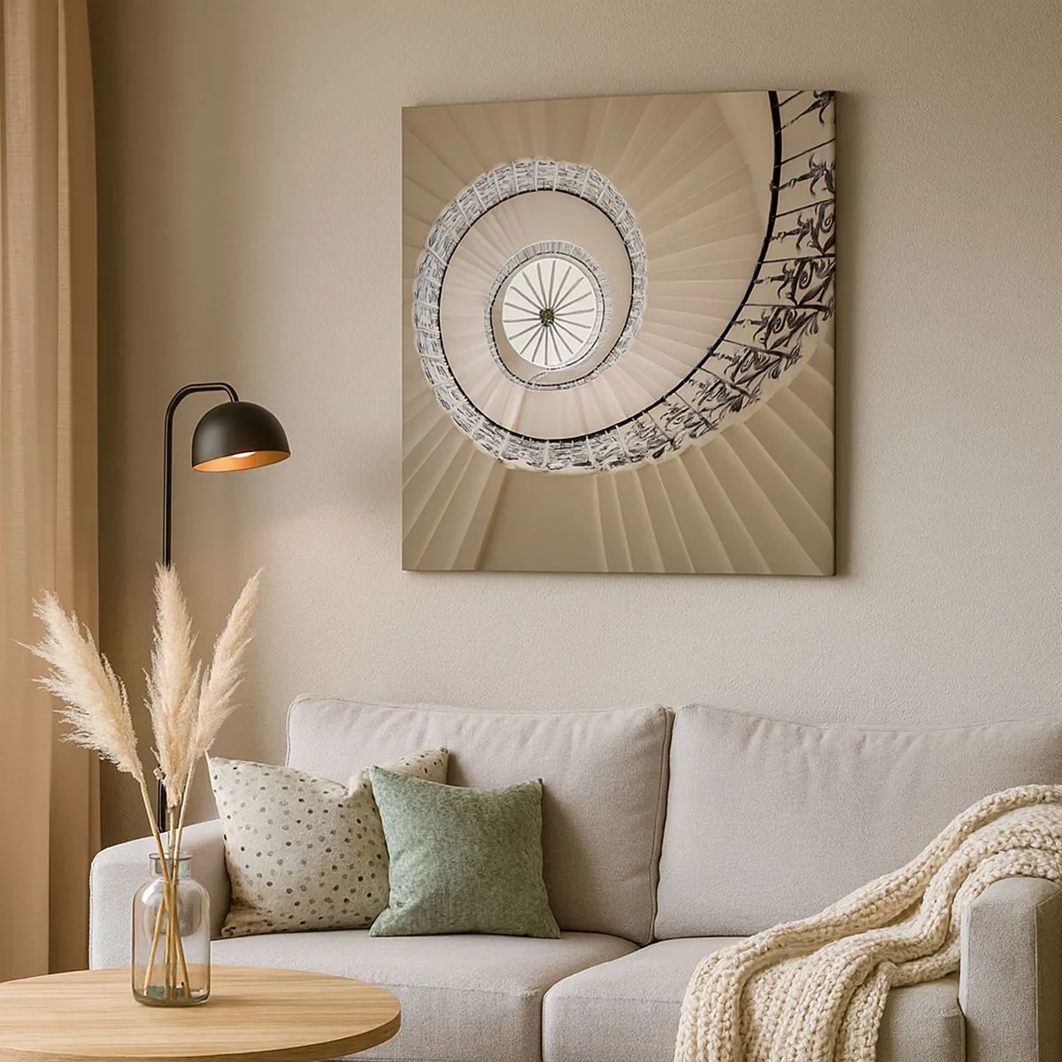 Impression sur toile - Image sur toile - À l'intérieur de la coquille - 30x30 cm