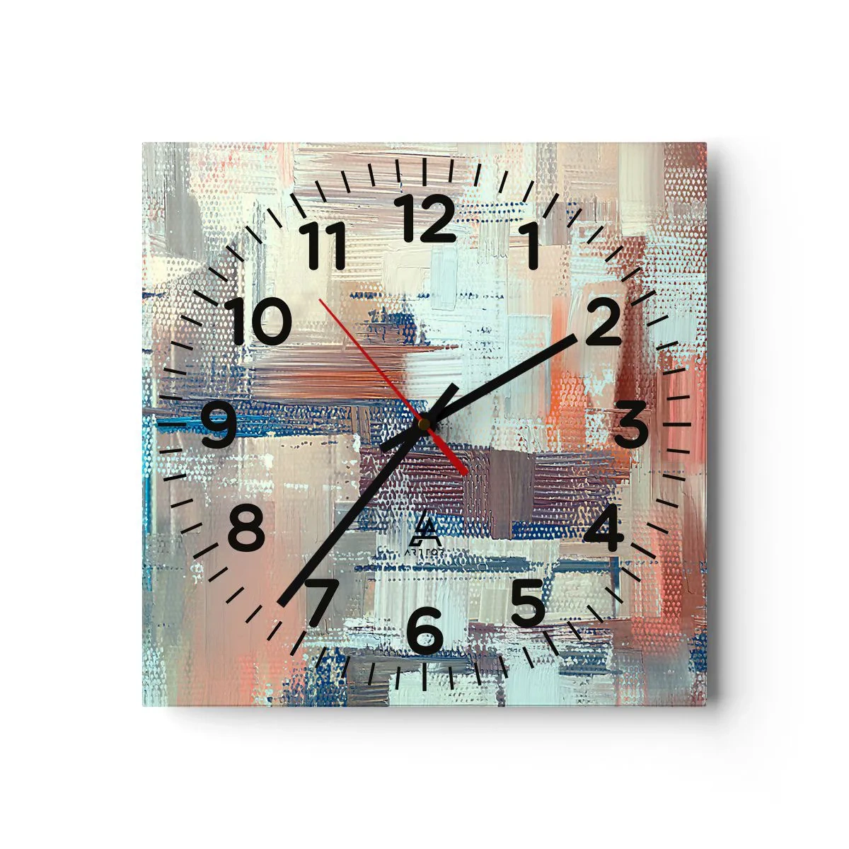 Horloge murale - Pendule murale - Atteindre la lumière - 30x30 cm