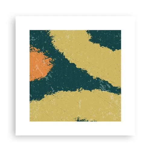 Affiche - Poster - Abstraction – mouvement lent - 30x30 cm