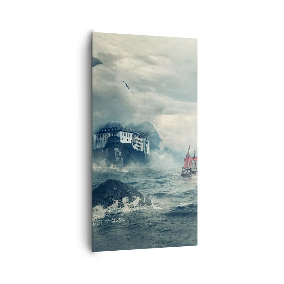 Impression sur toile - Image sur toile - Dans l'eau magique - 65x120 cm