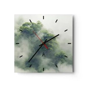 Horloge murale - Pendule murale - Enveloppé de brouillard - 40x40 cm