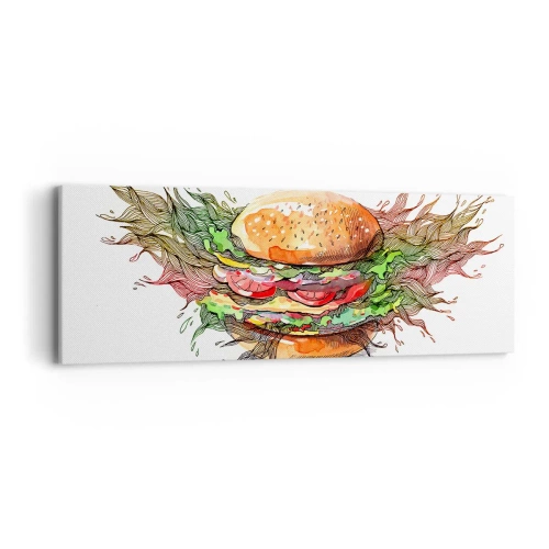 Impression sur toile - Image sur toile - Tentation chaude - 90x30 cm