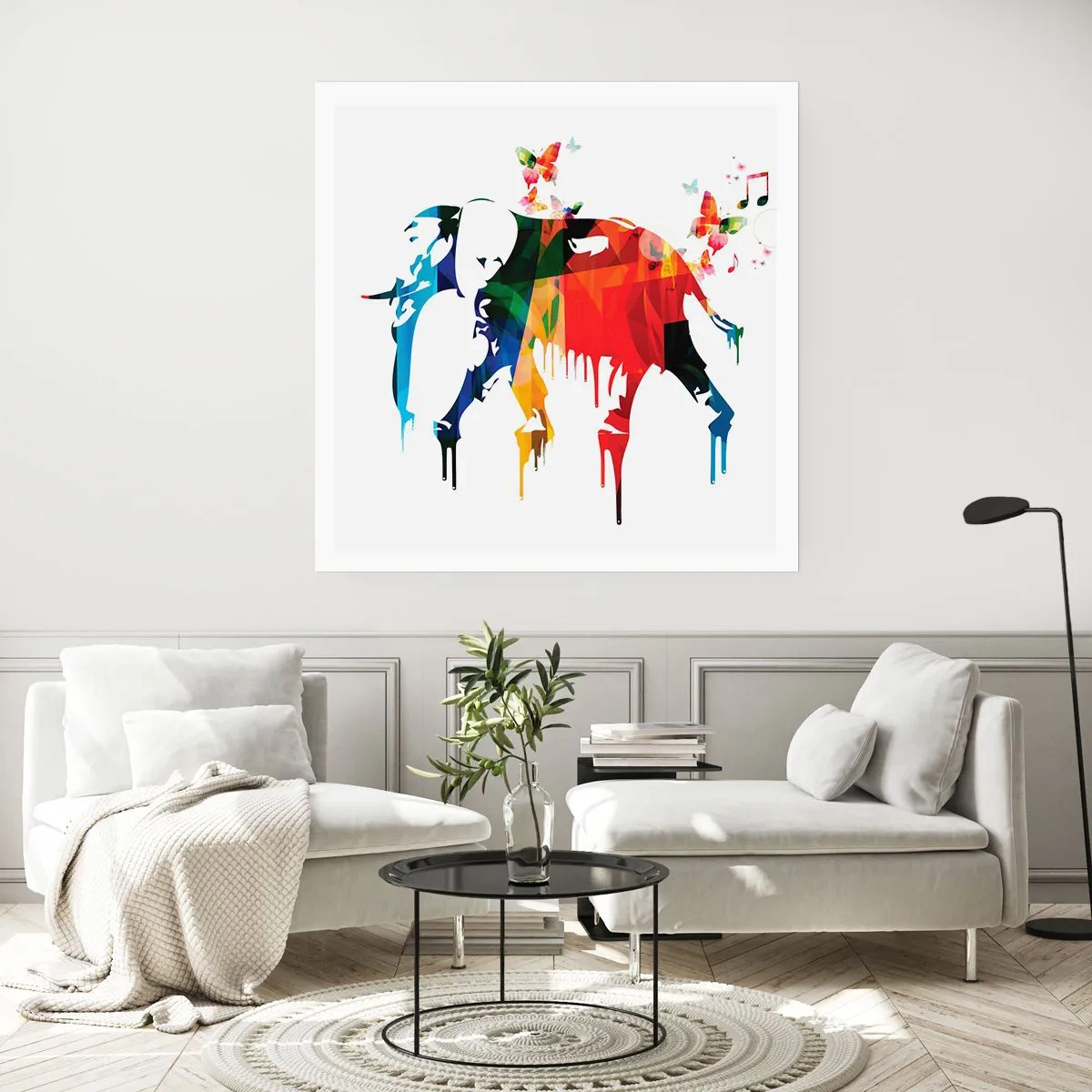 Affiche - Poster - Tout le monde peut danser - 40x40 cm