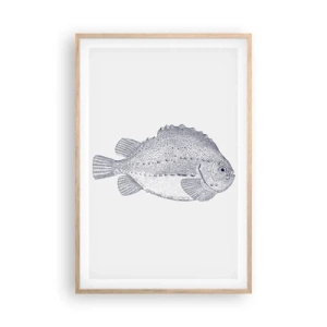 Affiche dans un chêne clair - Poster - Pour l'album du naturaliste - 61x91 cm