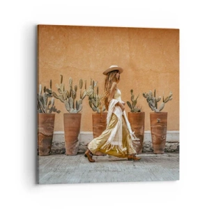 Impression sur toile - Image sur toile - Style hippie - 70x70 cm