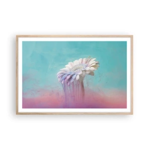 Affiche dans un chêne clair - Poster - Le monde souterrain des fleurs - 91x61 cm