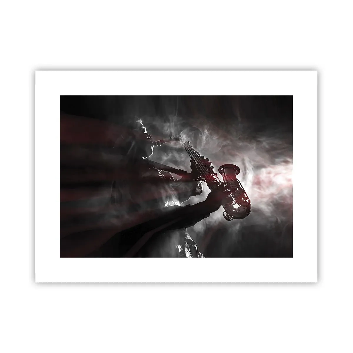 Affiche - Poster - Dans les brumes du jazz - 40x30 cm