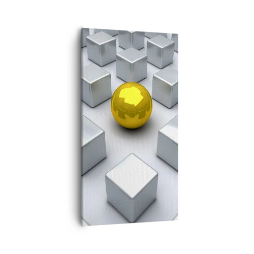 Impression sur toile - Image sur toile - Pourquoi moi? Composition géométrique - 55x100 cm