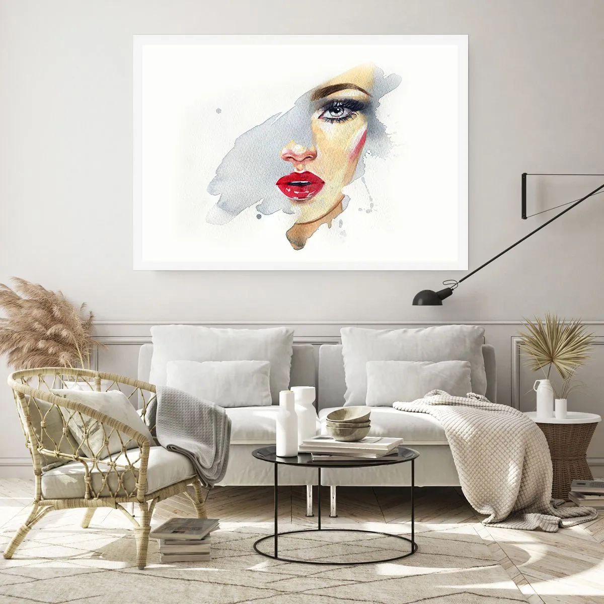 Affiche - Poster - Reflet dans une goutte d'eau - 40x30 cm