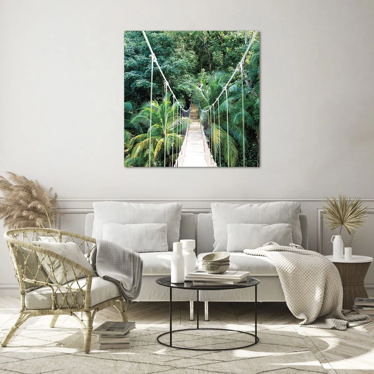 Impression sur verre - Image sur verre - Welcome to the jungle! - 60x60 cm