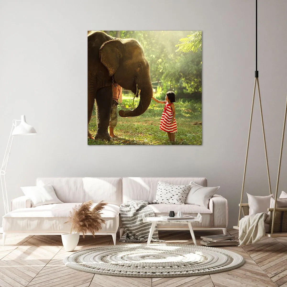 Impression sur toile - Image sur toile - La force de l'amitié - 40x40 cm