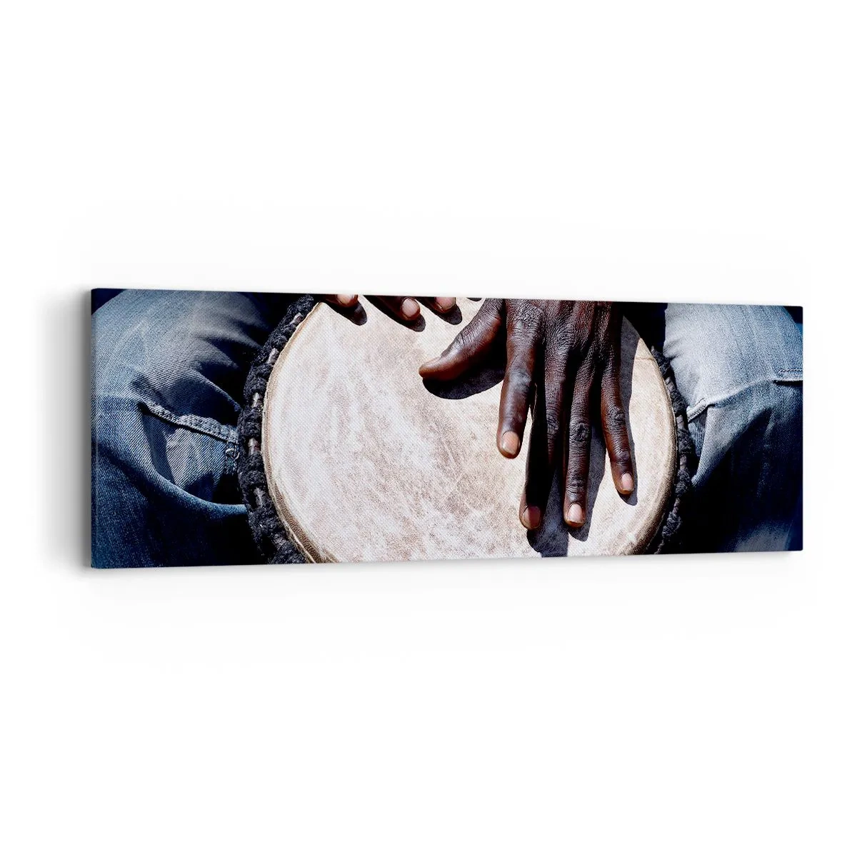 Impression sur toile - Image sur toile - Vis à son rythme - 90x30 cm