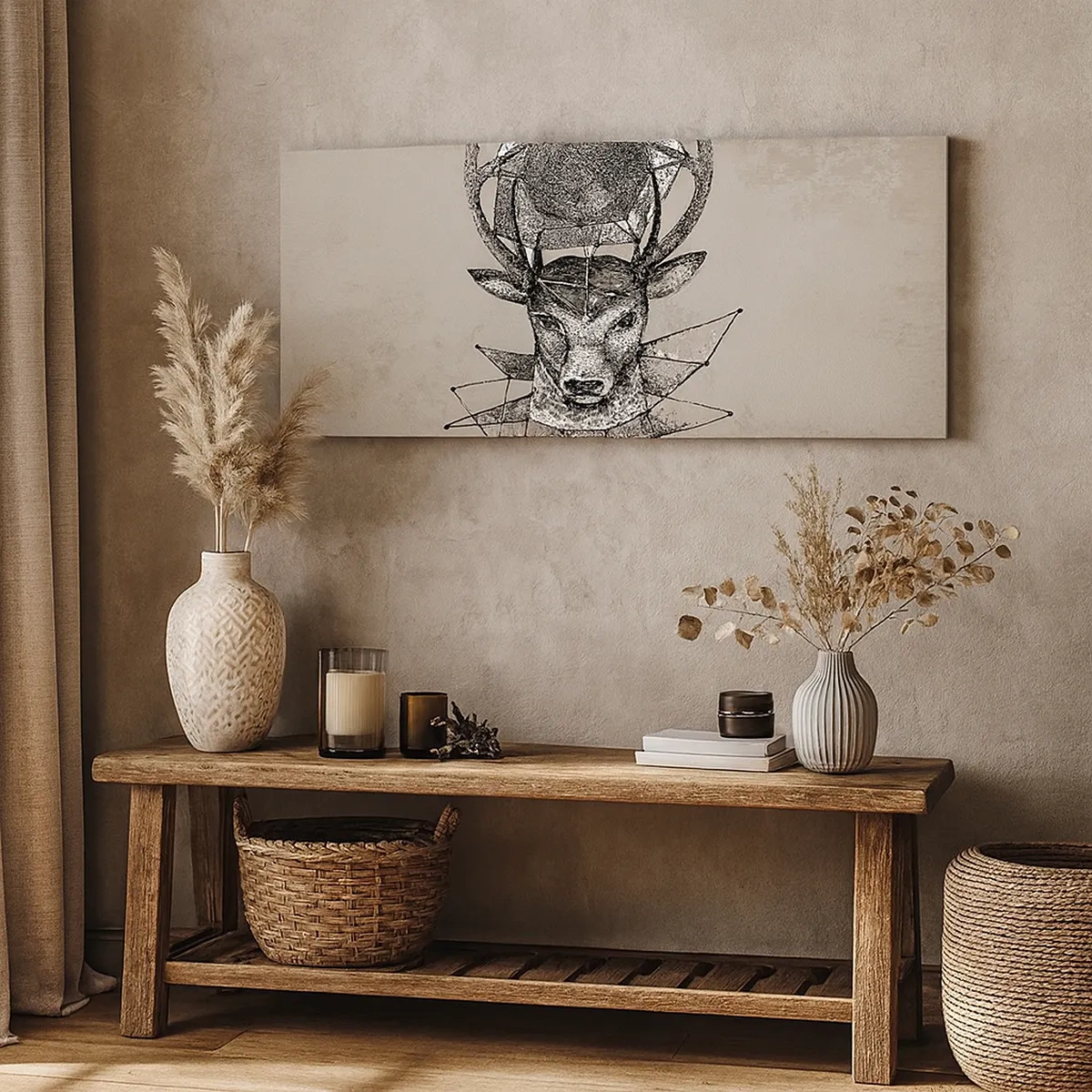 Impression sur toile - Image sur toile - Voir St. Hubertus - 30x30 cm