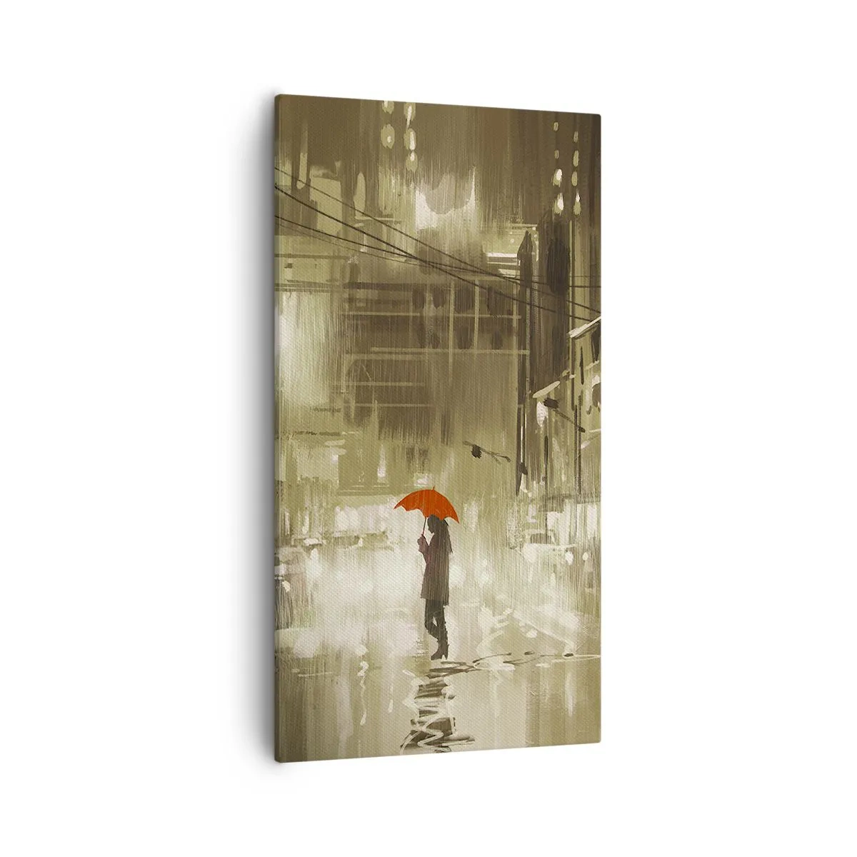 Impression sur toile - Image sur toile - Seule mais pas solitaire - 55x100 cm