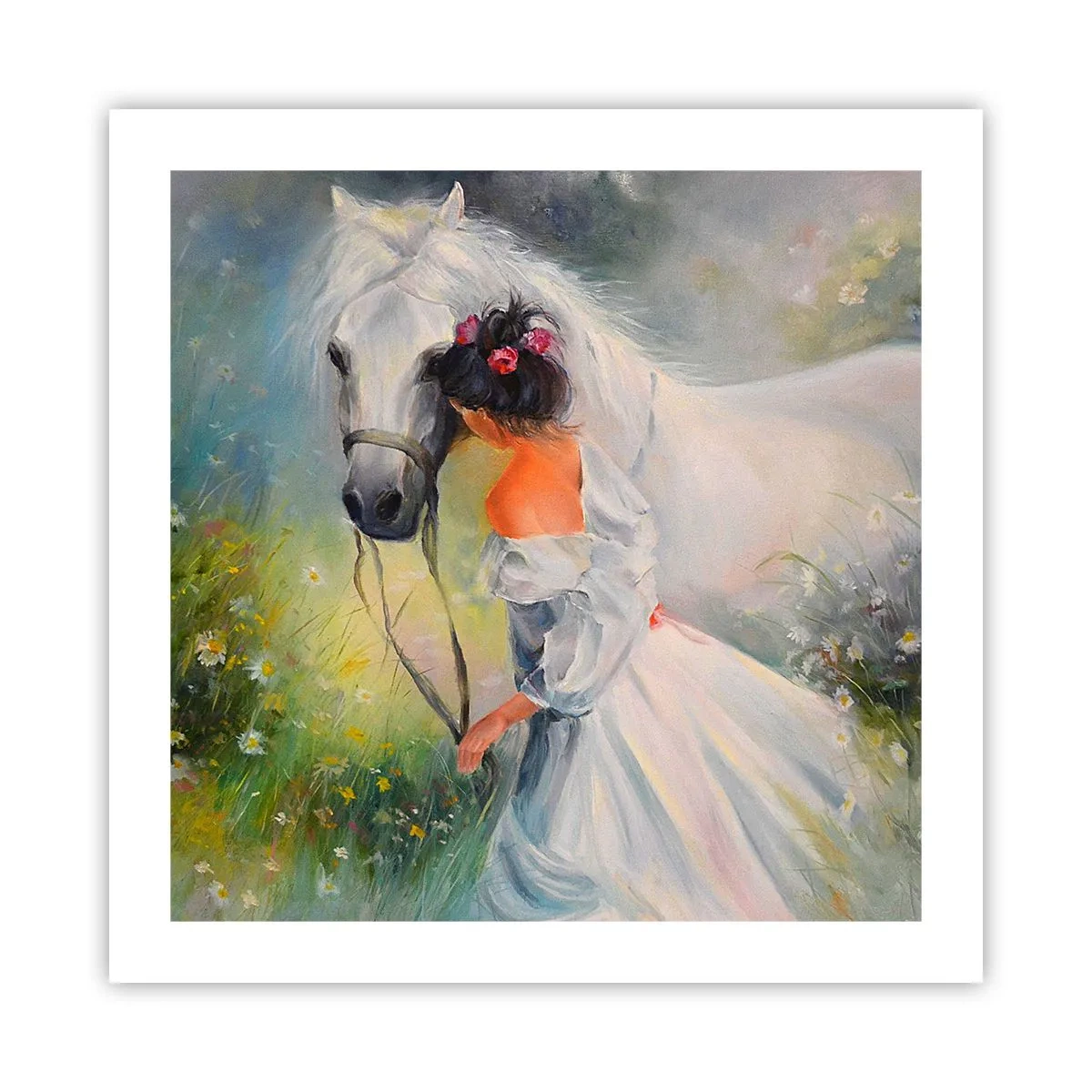 Affiche - Poster - Comme dans un beau rêve - 50x50 cm