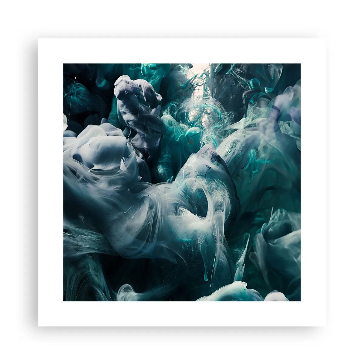 Affiche - Poster - Mouvement des couleurs - 40x40 cm