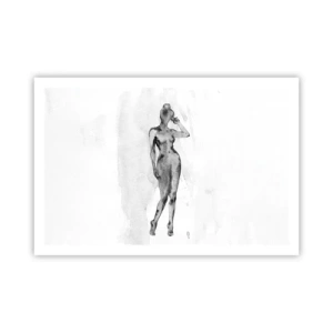 Affiche - Poster - Etude de l'idéal de la féminité - 91x61 cm