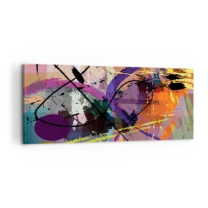 Impression sur toile - Image sur toile - Vous pouvez aller tout droit ou autour - 100x40 cm