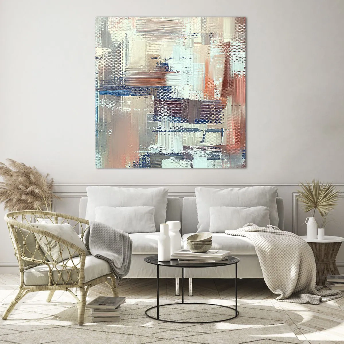 Impression sur verre - Image sur verre - Atteindre la lumière - 70x70 cm