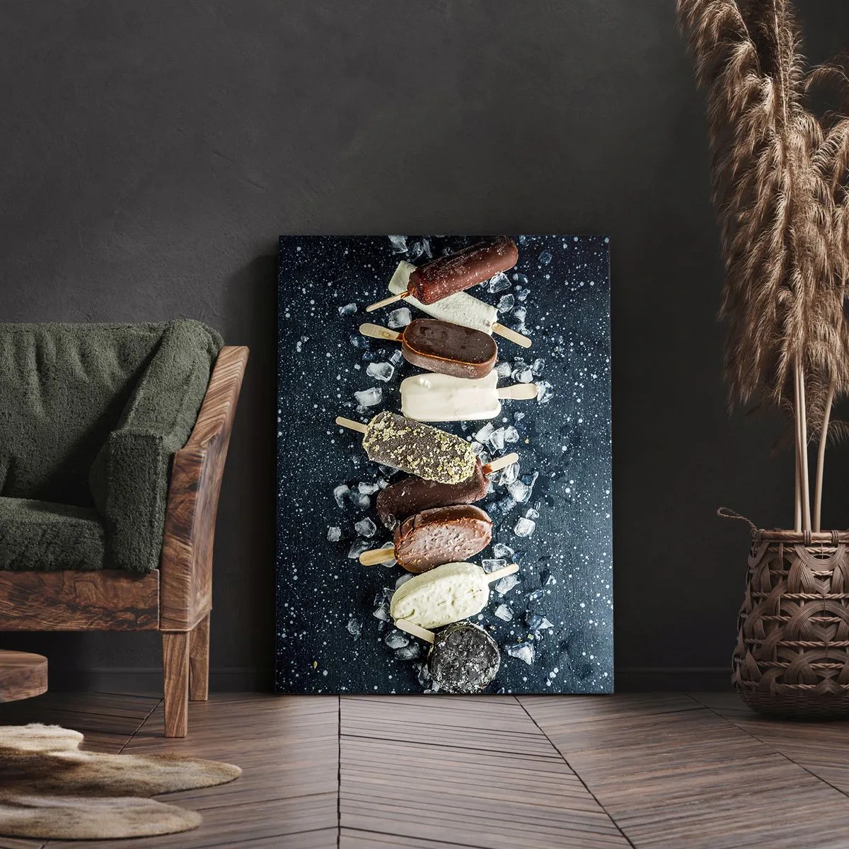 Impression sur toile - Image sur toile - Le goût de l'été chaud - 65x120 cm