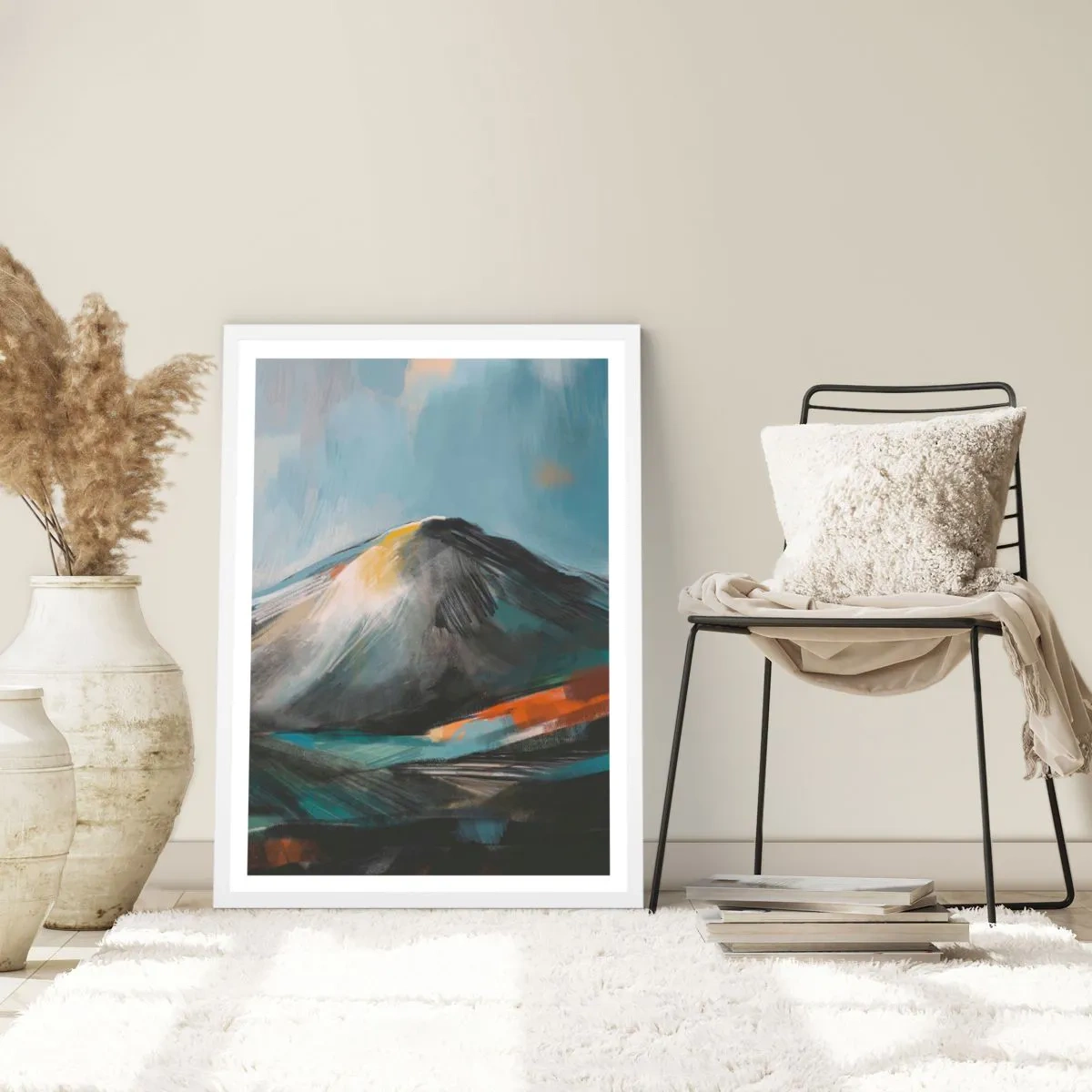 Affiche dans un cadre blanc - Poster - Brut et beau - 50x70 cm