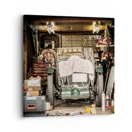 Impression sur toile - Image sur toile - Retour vers le passé - 30x30 cm