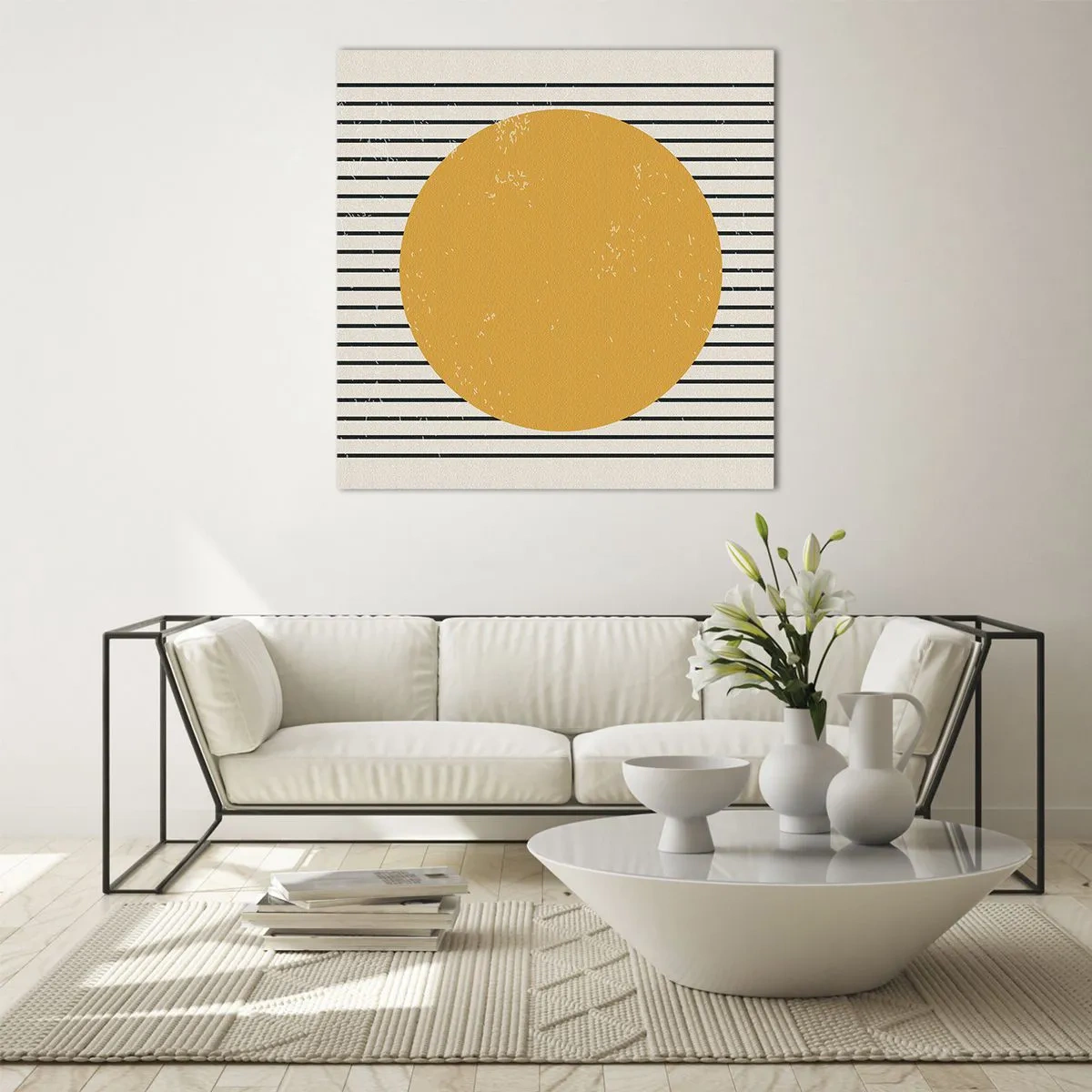 Impression sur verre - Image sur verre - Le pouvoir de la simplicité - 50x50 cm