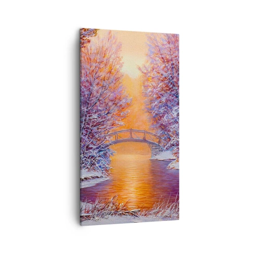 Impression sur toile - Image sur toile - On se rencontre ici - 45x80 cm