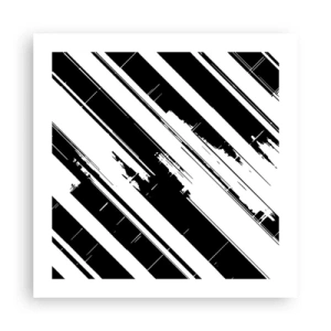 Affiche - Poster - Une composition intense et dynamique - 50x50 cm