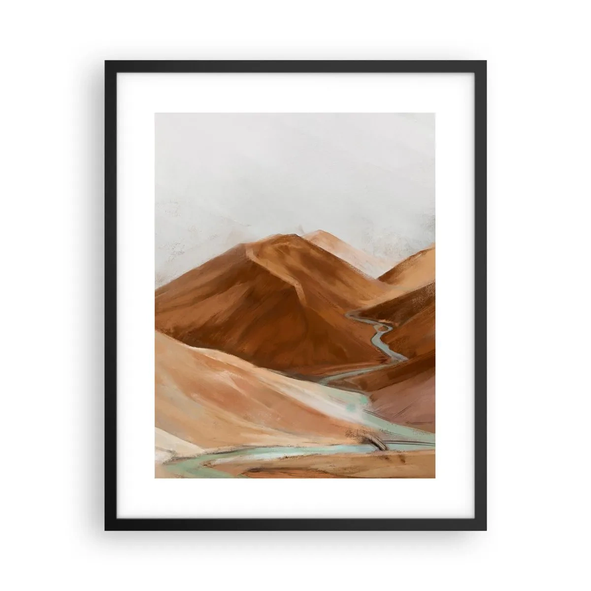 Affiche dans un cadre noir - Poster - A la source - 40x50 cm