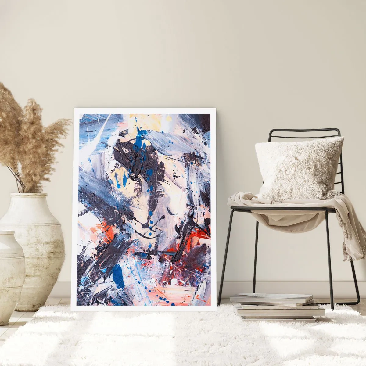 Affiche - Poster - La danse folle de l'abstrait - 30x40 cm