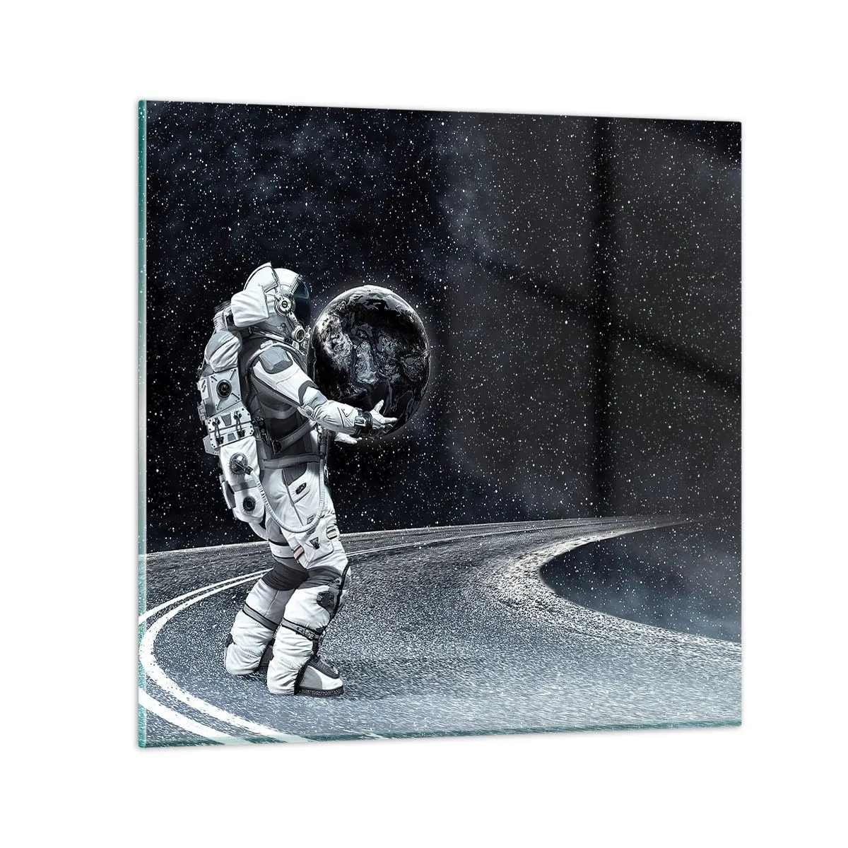 Impression sur verre - Image sur verre - Sur la Voie Lactée - 60x60 cm