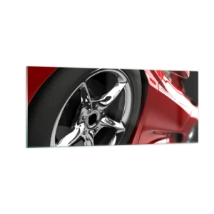 Impression sur verre - Image sur verre - Conçu pour la vitesse - 100x40 cm